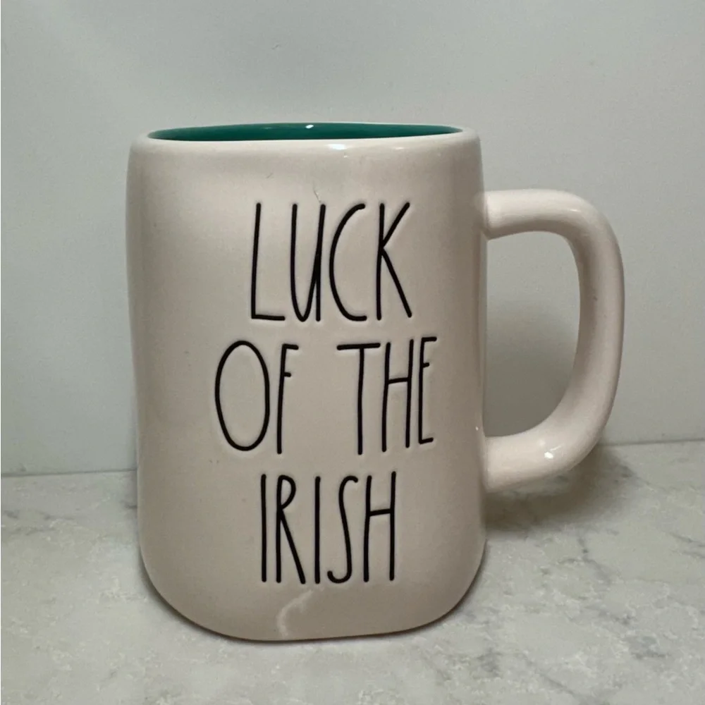 Rae Dunn Luck of the Irish Ceramic Mug - Picture 1 of 8